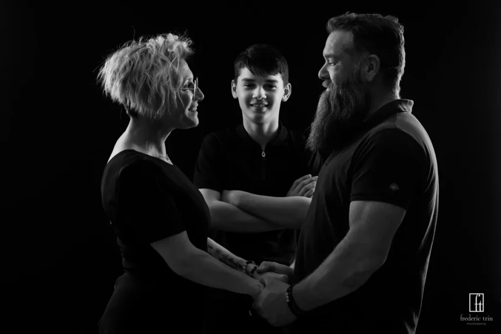 Séance photo famille en studio à Malissard - Frédéric Trin photographe