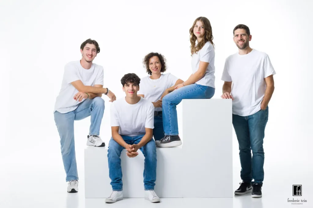 Séance photo famille en studio à Valence - Frédéric Trin photographe